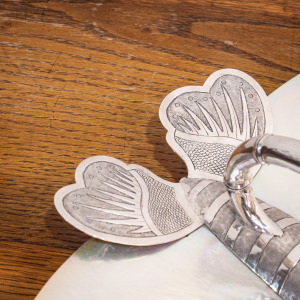 Unusual Indonesian Silver Dish