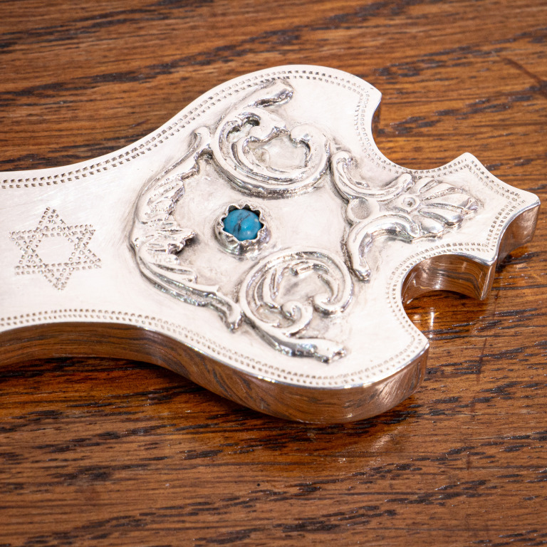 Beautiful Silver Russian Jewish Purim Rattle - Image 7