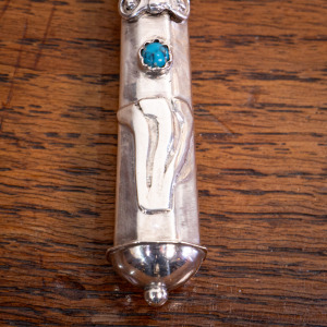 Beautiful Silver Russian Jewish Purim Rattle
