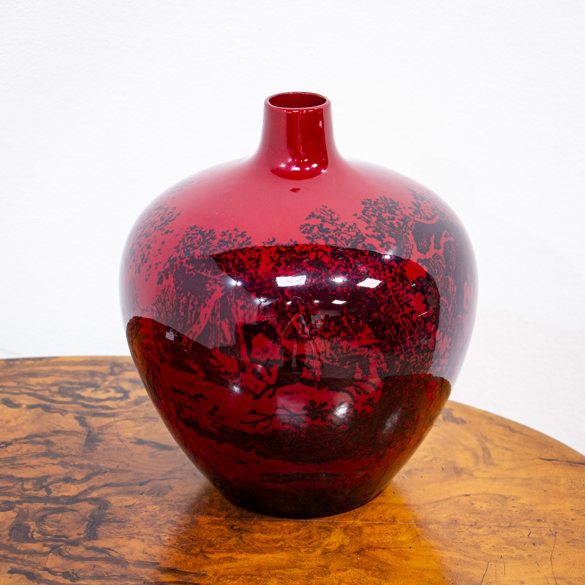 Large Royal Doulton Flambe Vase