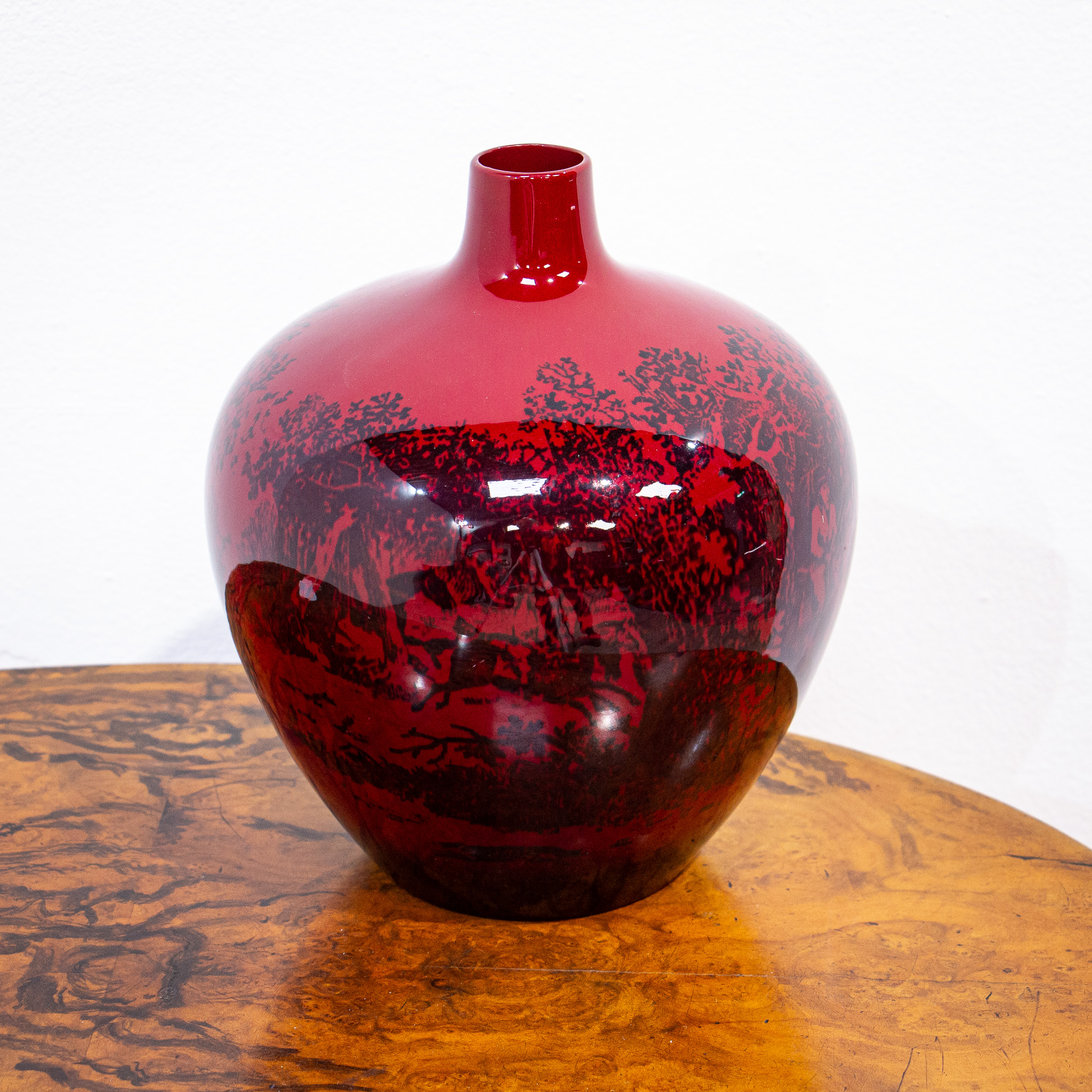 Large Royal Doulton Flambe Vase
