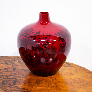 Large Royal Doulton Flambe Vase