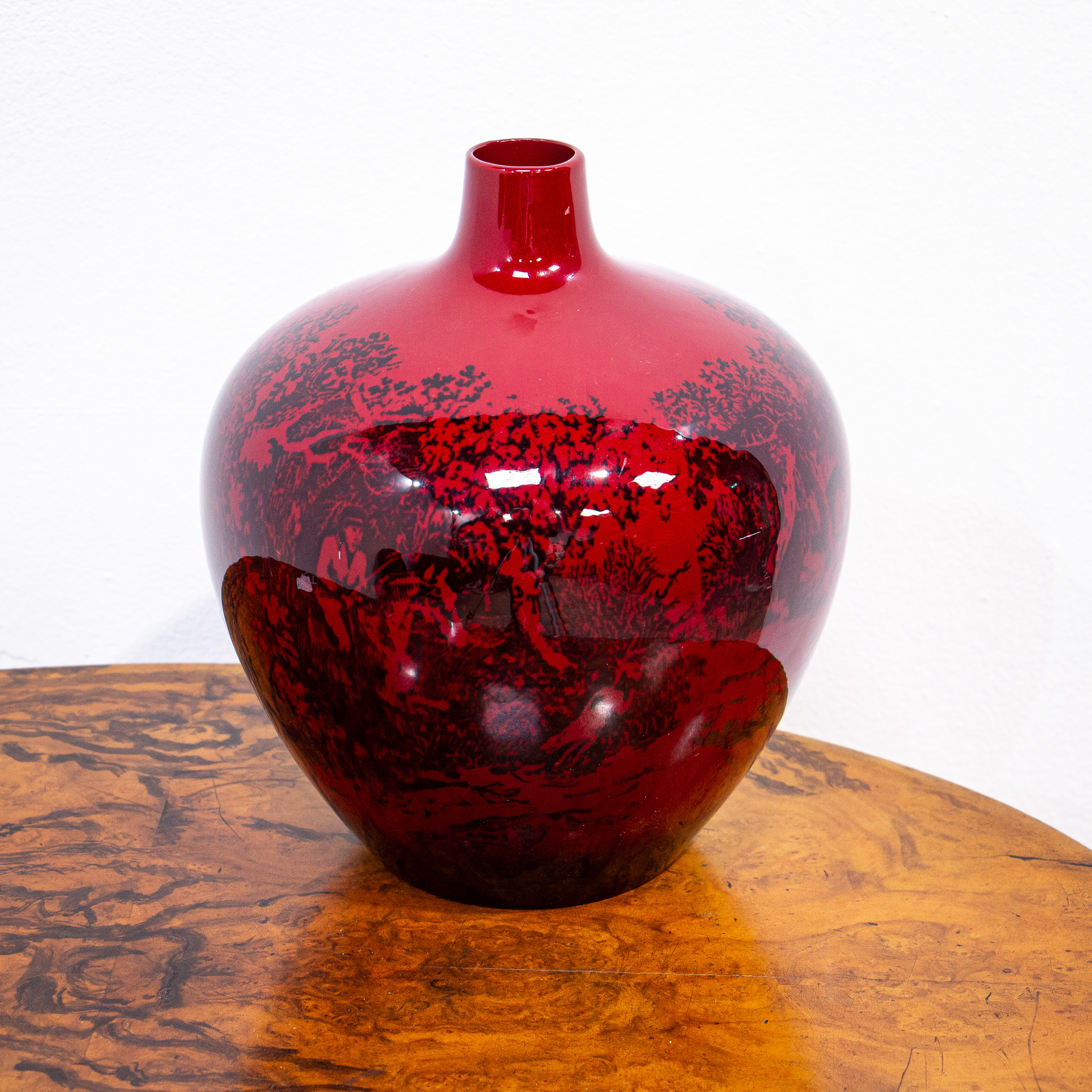 Large Royal Doulton Flambe Vase