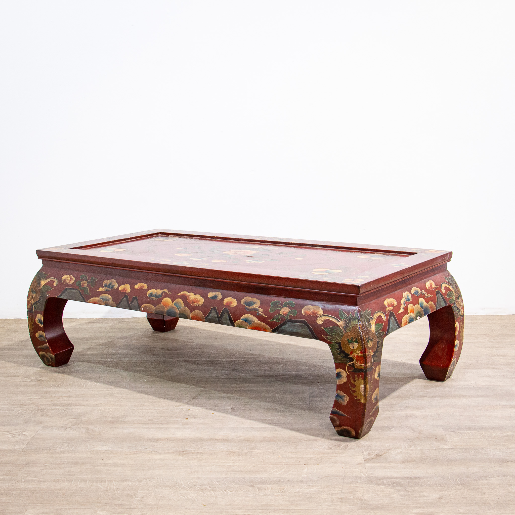 Chinoiserie Low Painted Opium Coffee Table