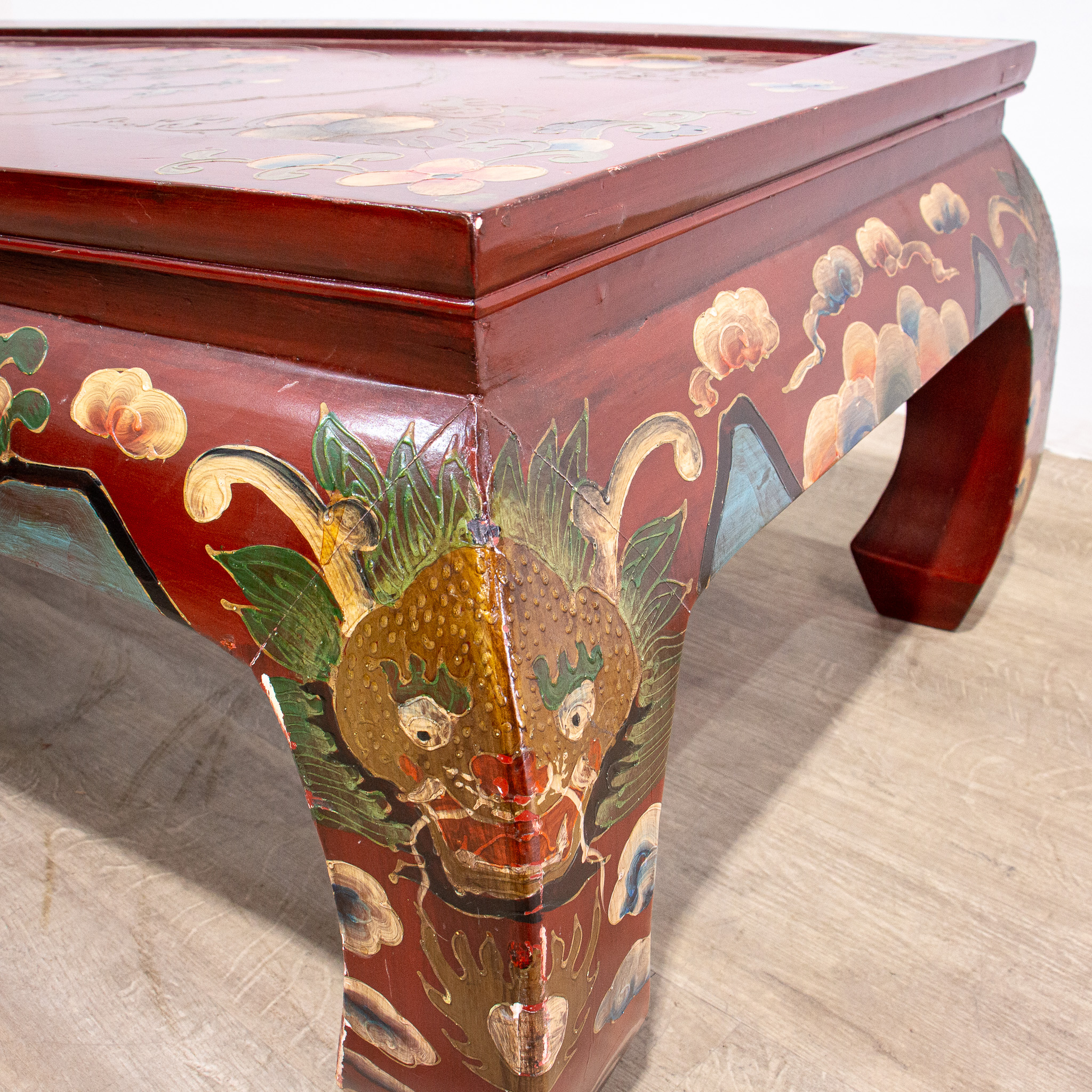 Chinoiserie Low Painted Opium Coffee Table