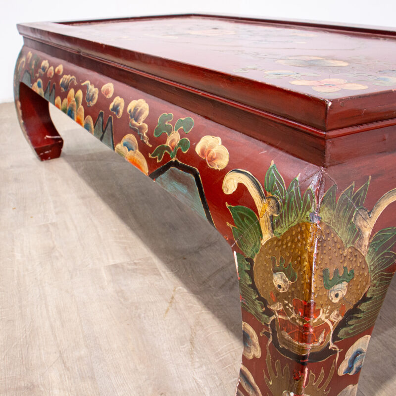 Chinoiserie Low Painted Opium Coffee Table