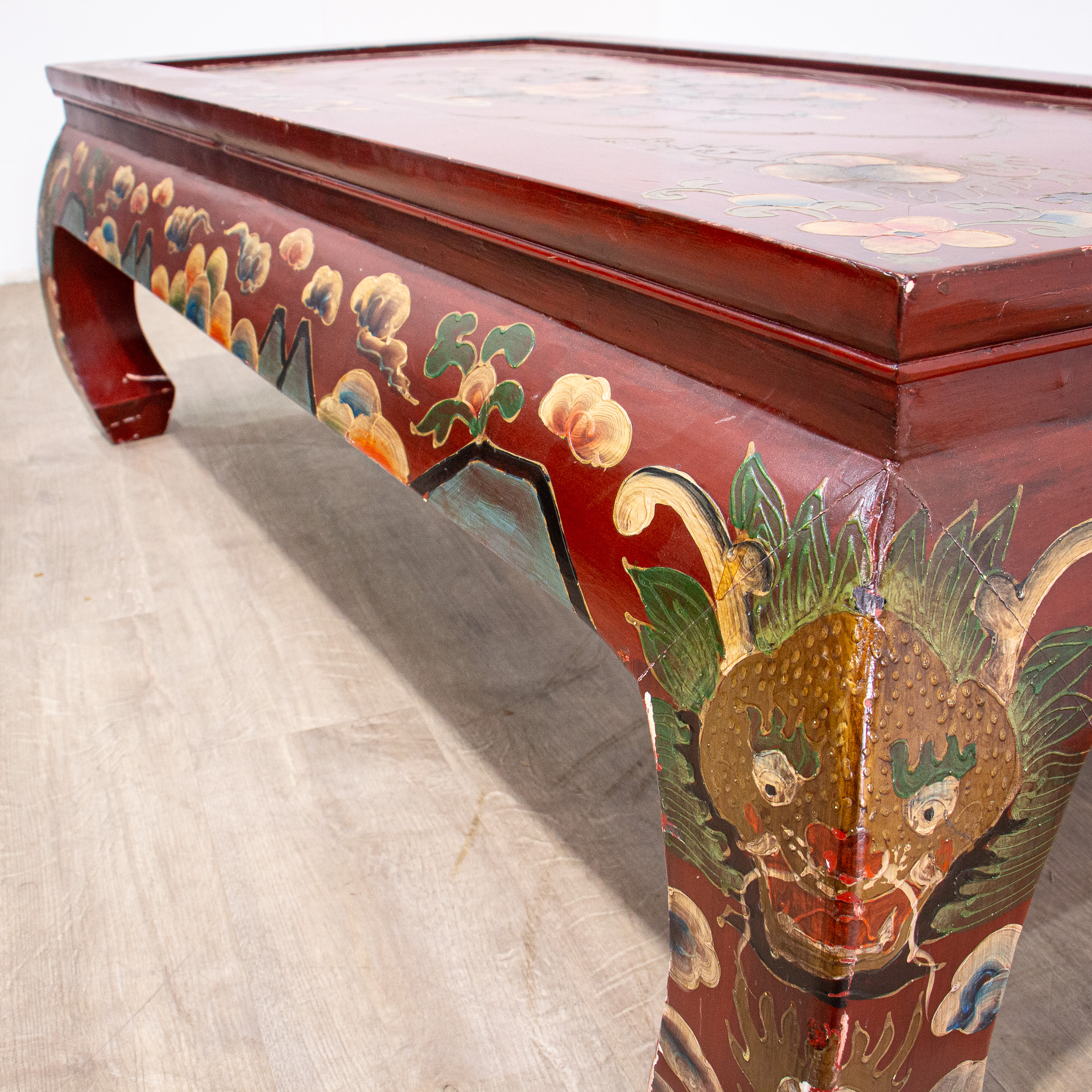 Chinoiserie Low Painted Opium Coffee Table