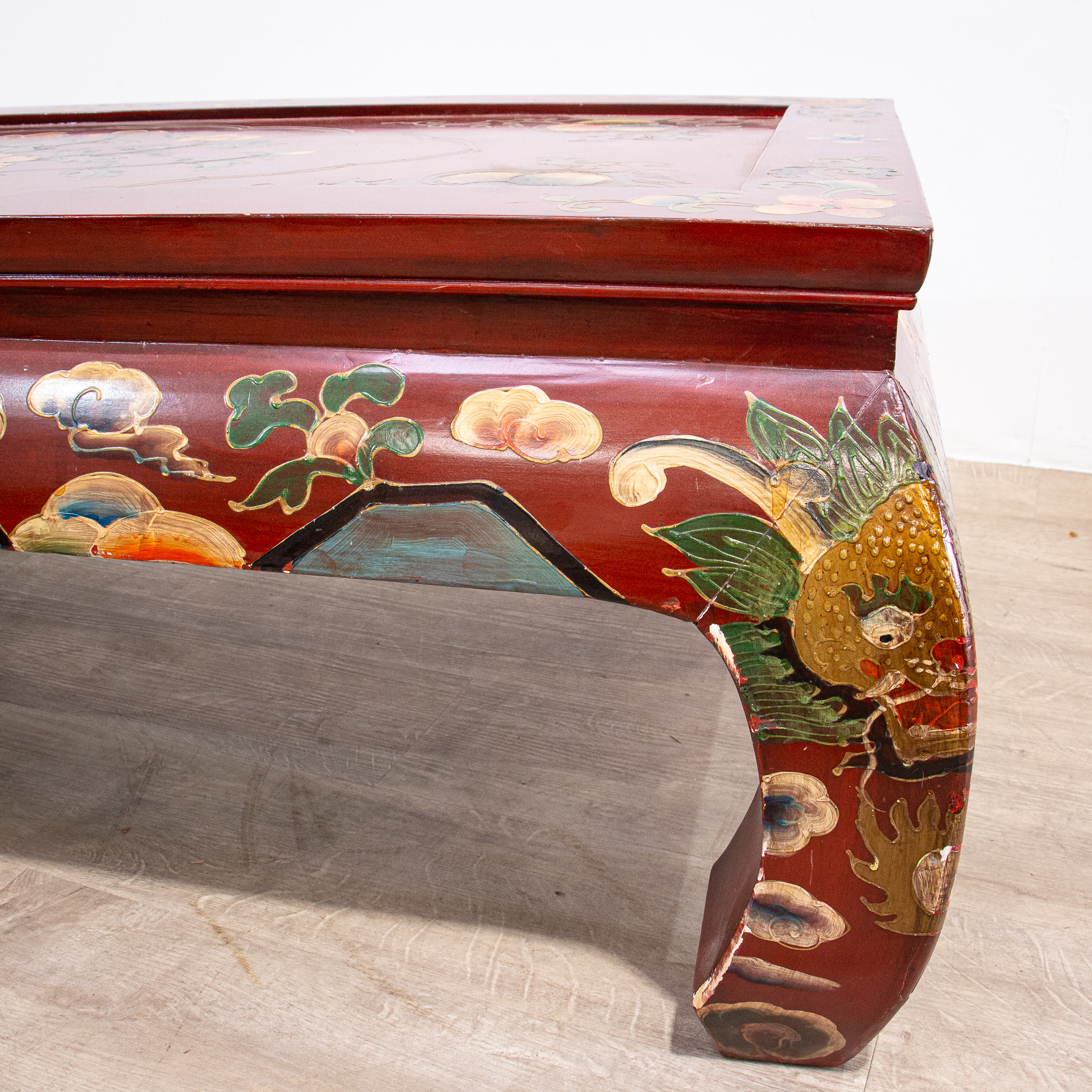Chinoiserie Low Painted Opium Coffee Table