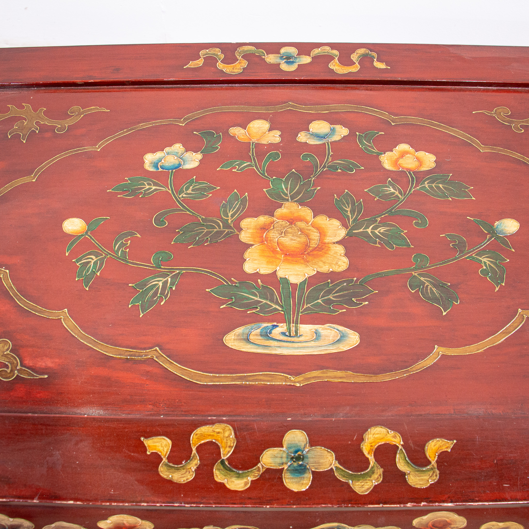 Chinoiserie Low Painted Opium Coffee Table
