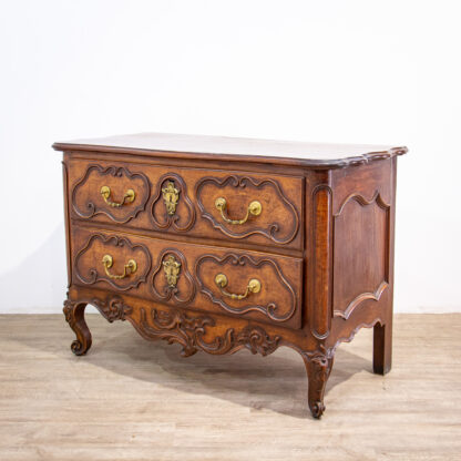 Louis XV French Walnut Provincial Commode - Image 4