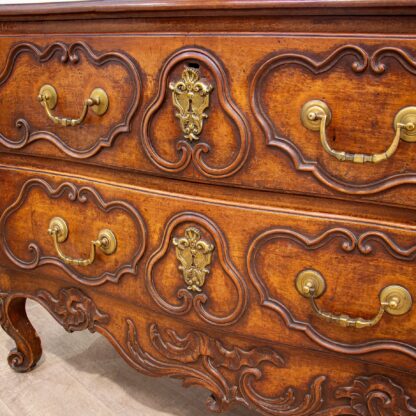 Louis XV French Walnut Provincial Commode - Image 5