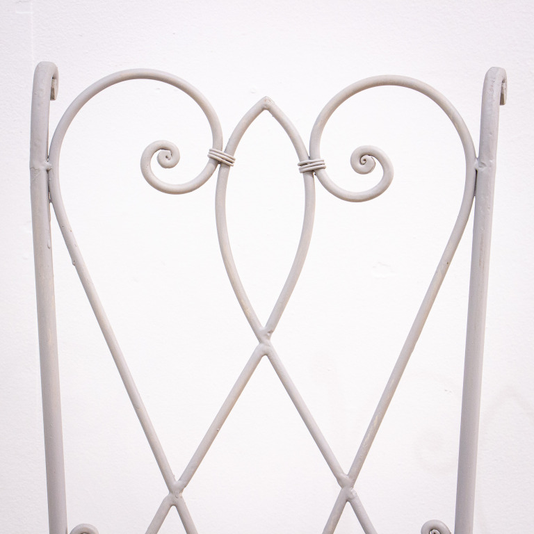 Iron Circular Garden Table with 6 Chairs - Image 9