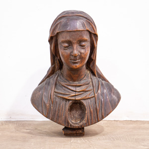 16th Century Reliquary Bust of the Blessed Virgin
