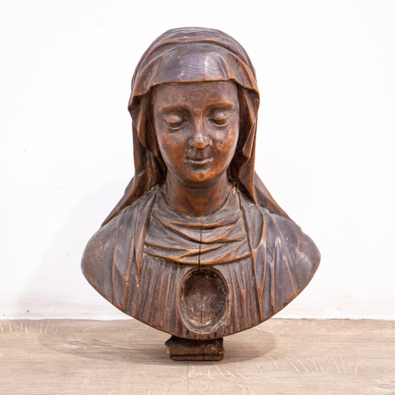 16th Century Reliquary Bust of the Blessed Virgin