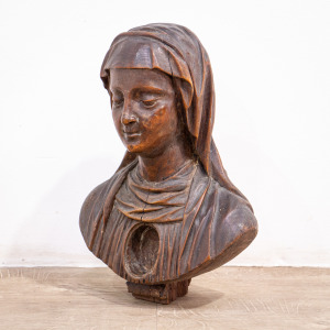 16th Century Reliquary Bust of the Blessed Virgin