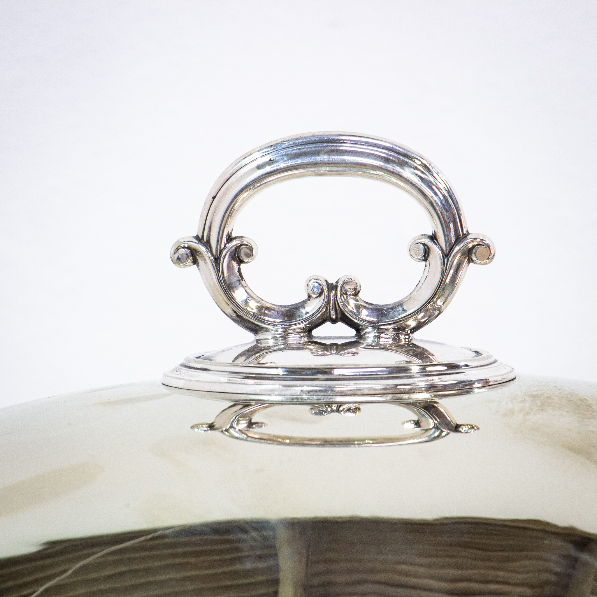 Set of 3 Silverplate Meat Domes
