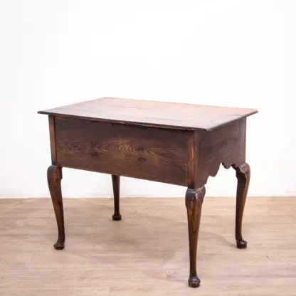 Georgian Oak Lowboy with Original Handles - Image 9