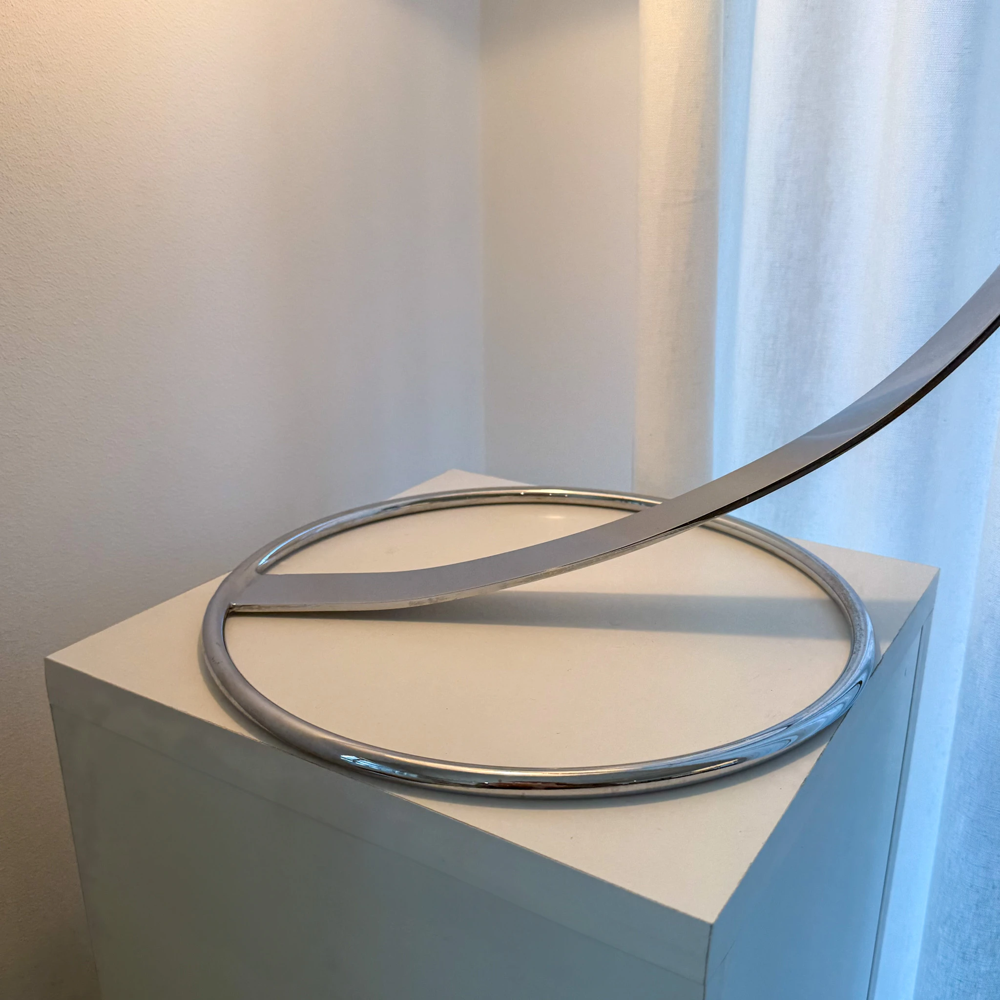 Tropic Chrome-Plated Steel Desk Lamp by Raak, 1970