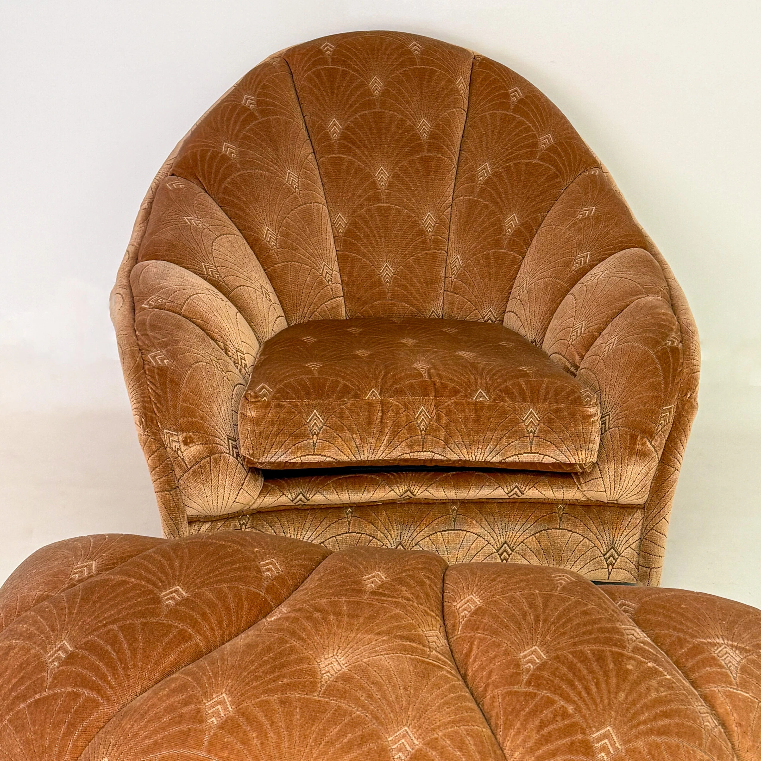 Club Chair with Ottoman by Pierre Cardin, 1970