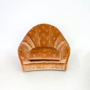 Club Chair with Ottoman by Pierre Cardin, 1970