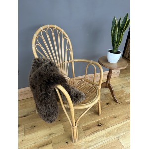 Vintage 1970s Bamboo Lounge Chair – Boho Coastal Vibes