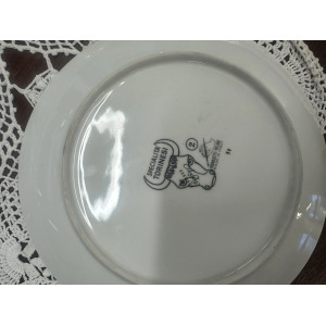 Set of Five Decorative Plates by Fornasetti 'Le ricette Torinesi'