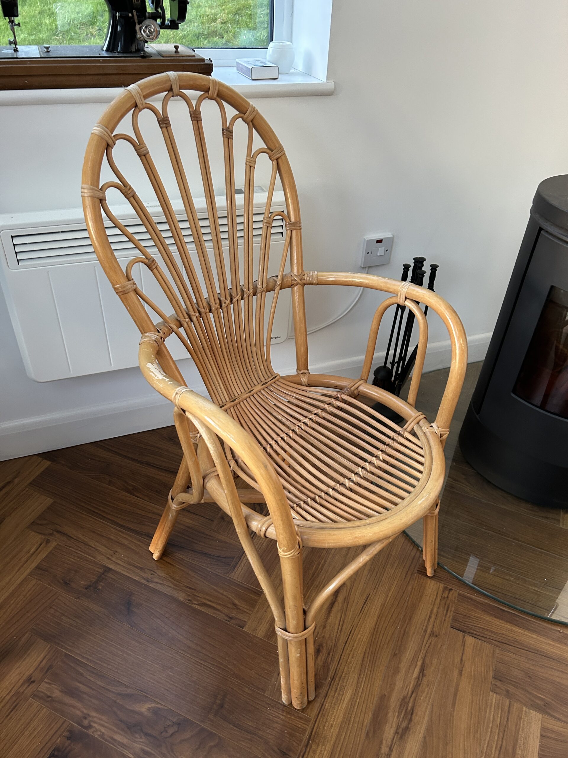 Vintage 1970s Bamboo Lounge Chair – Boho Coastal Vibes