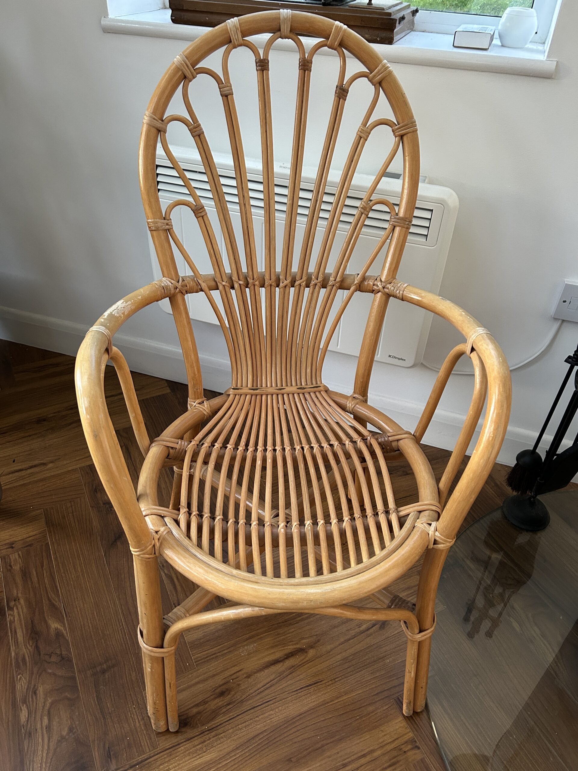 Vintage 1970s Bamboo Lounge Chair – Boho Coastal Vibes