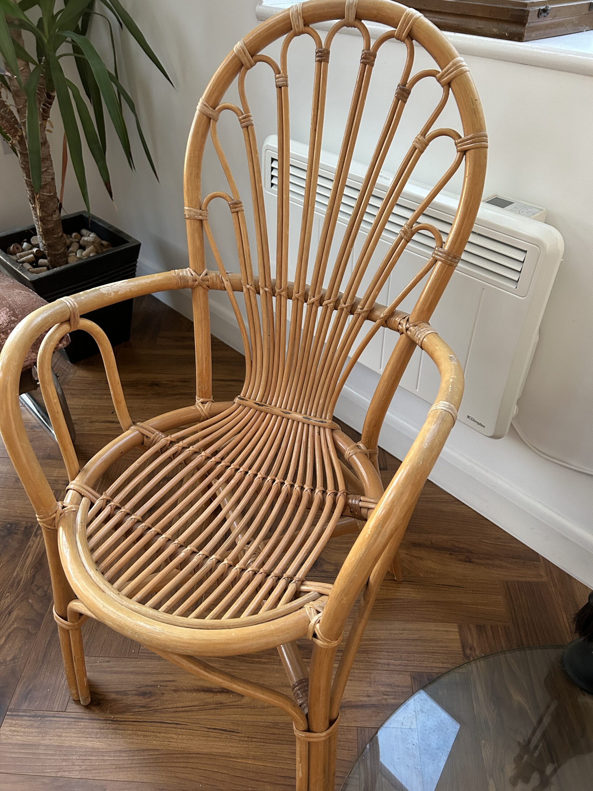 Vintage 1970s Bamboo Lounge Chair – Boho Coastal Vibes