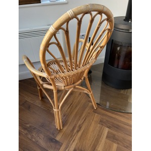 Vintage 1970s Bamboo Lounge Chair – Boho Coastal Vibes