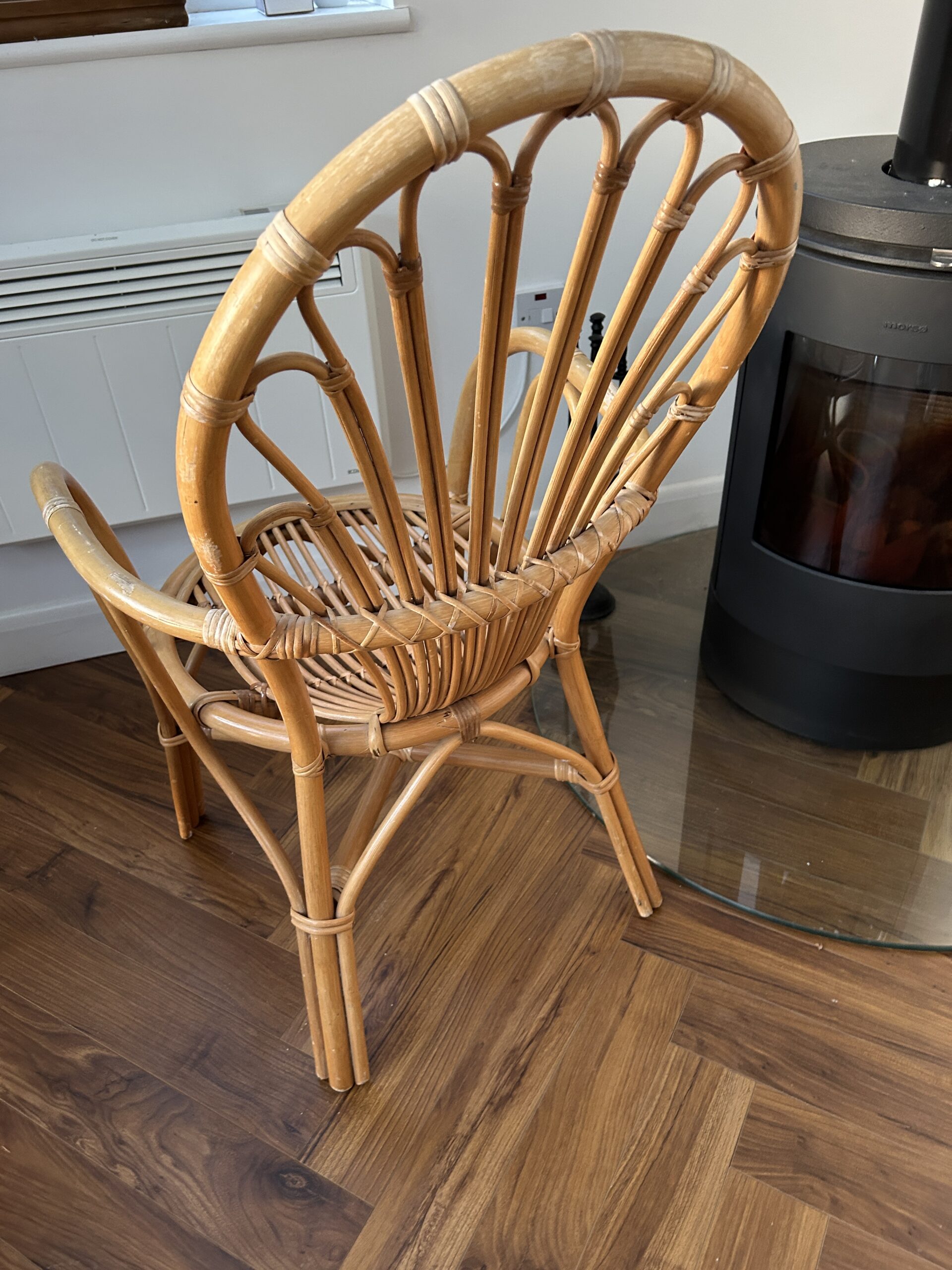 Vintage 1970s Bamboo Lounge Chair – Boho Coastal Vibes