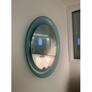 Round Lucite Mirror