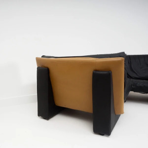 Pair of Slipper Chairs by Nicoletti Salotti, 1980