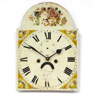 Original 18th Century Original Iron GrandfatherLongcase Clock Dial. Fully Guaranteed.