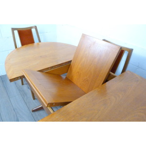Teak Parker Knoll Dining Table & Nathan Chairs