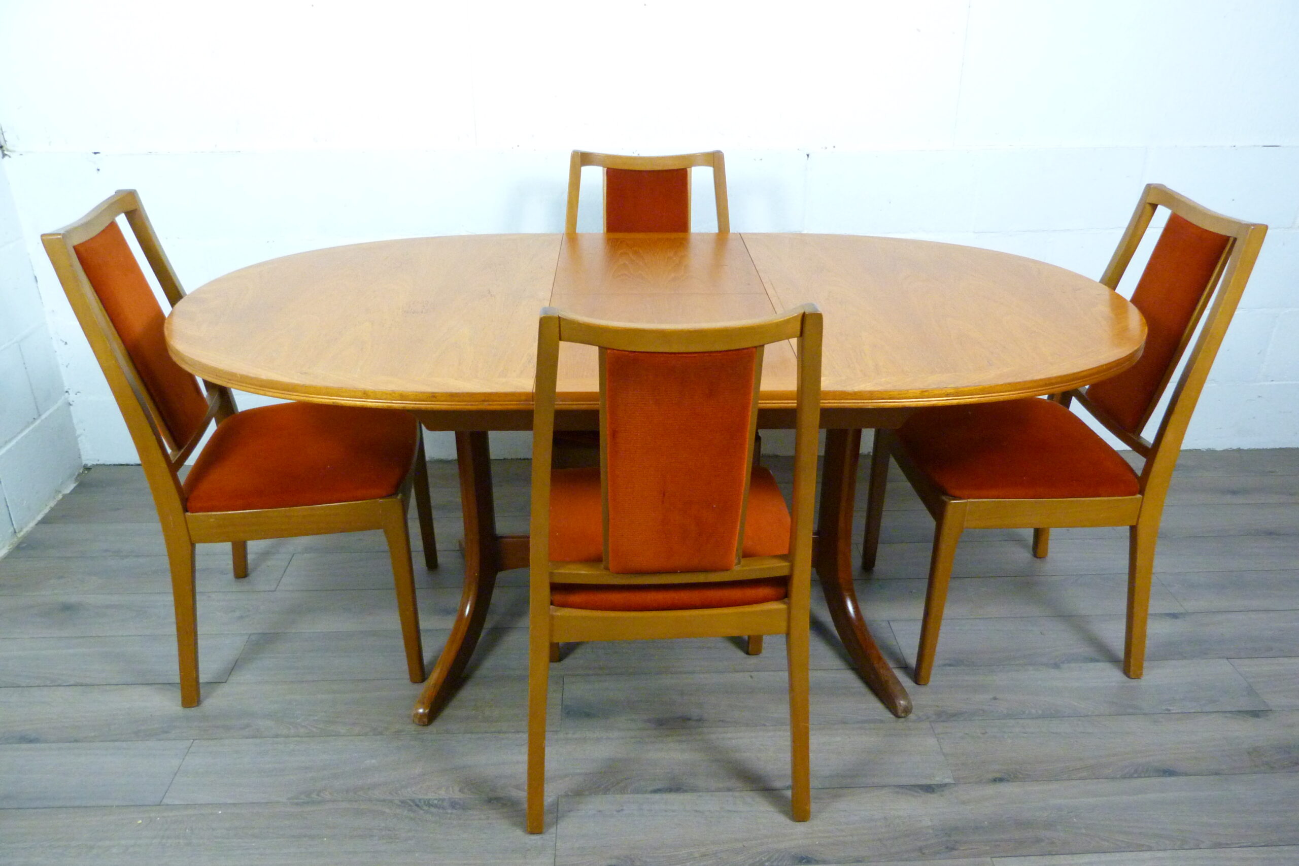 Teak Parker Knoll Dining Table & Nathan Chairs