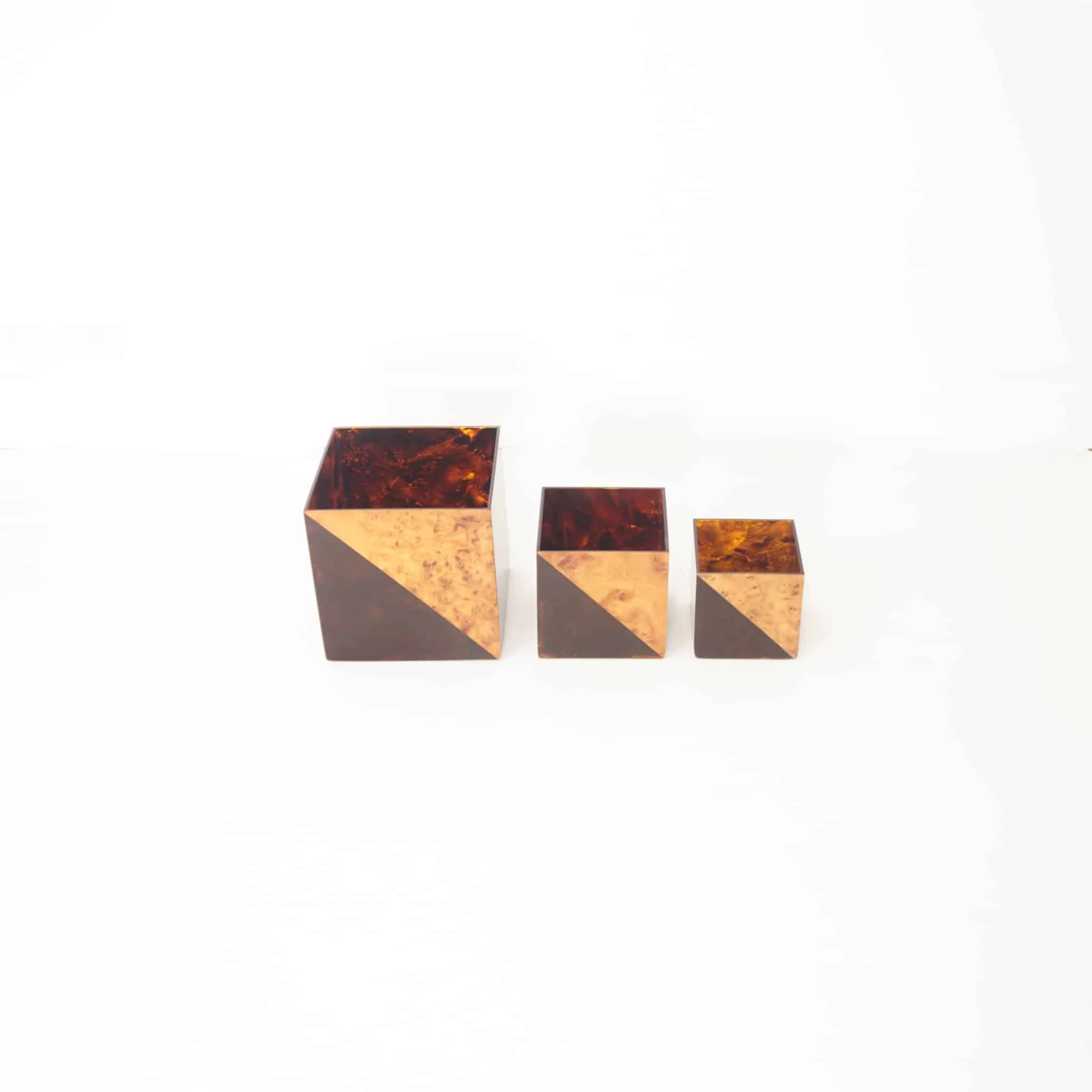 Tris of Storage Boxes, 1970