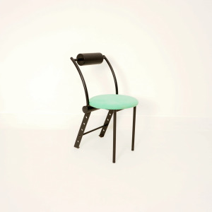 Postmodern Green Chair, 1980
