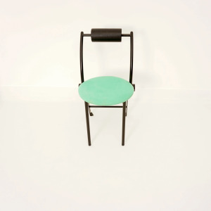 Postmodern Green Chair, 1980
