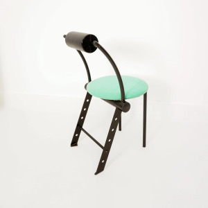 Postmodern Green Chair, 1980