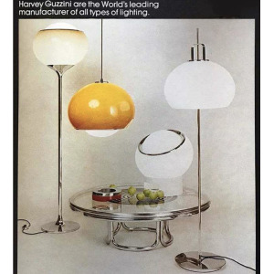 Floor Lamp Bud Harvey by Harveiluce Guzzini, 1970