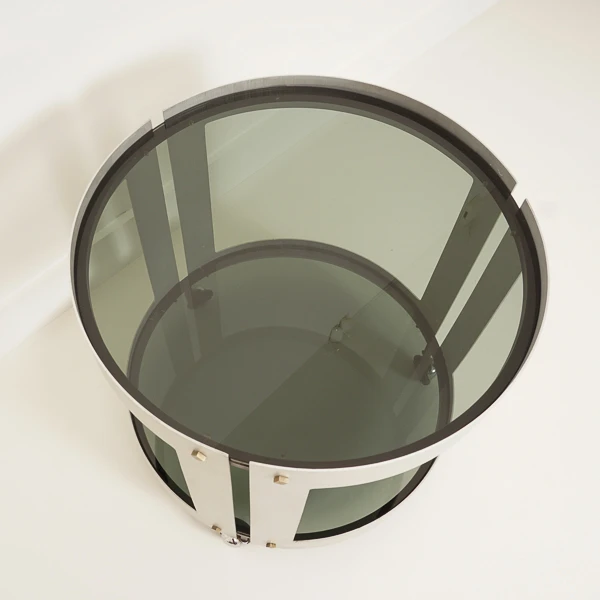 Side Table with Wheels