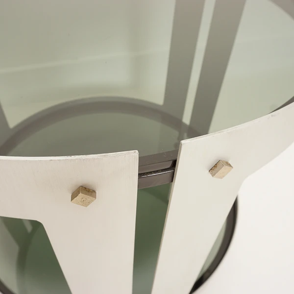 Side Table with Wheels