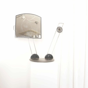 Space Age Table Lamp with Mirror, 1980