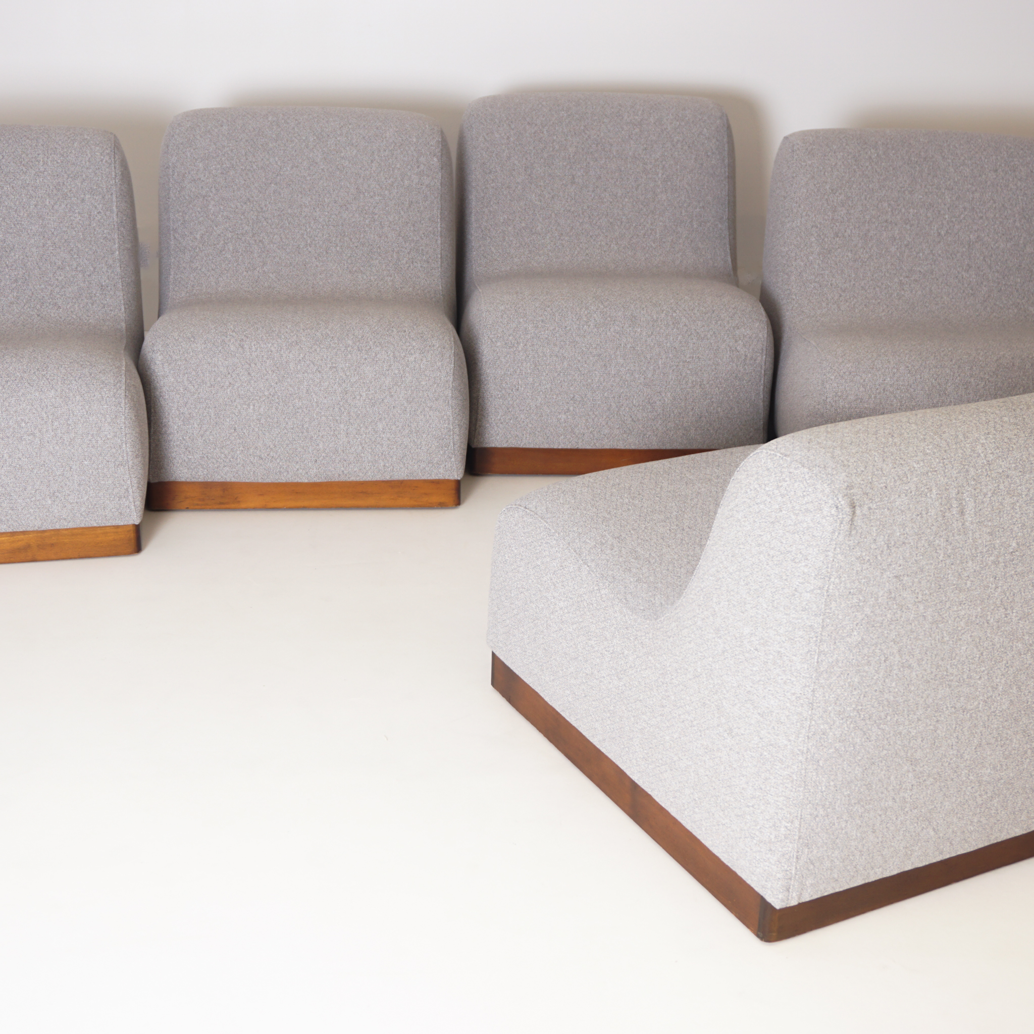 Italian Set of Five Modular Sofa, 1970