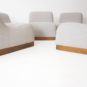 Italian Set of Five Modular Sofa, 1970