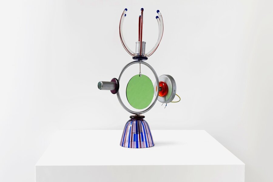 Andrea Anastasio Polychromatic Wall Lamp, 1990s