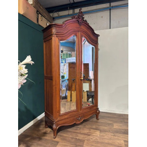 Antique French Walnut Armoire
