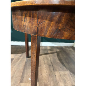 Antique Mahogany D End Table