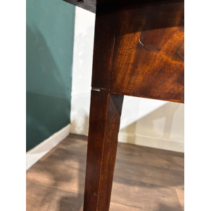 Antique Mahogany D End Table